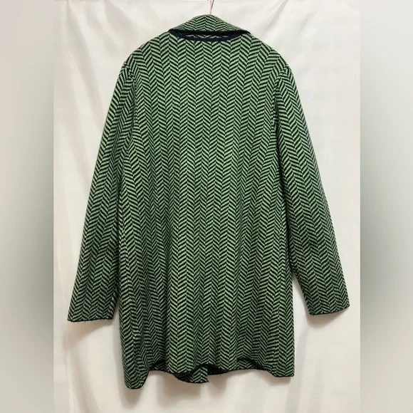 Anthropologie John + Jenn Herringbone Longline Blazer - Picture 4 of 8